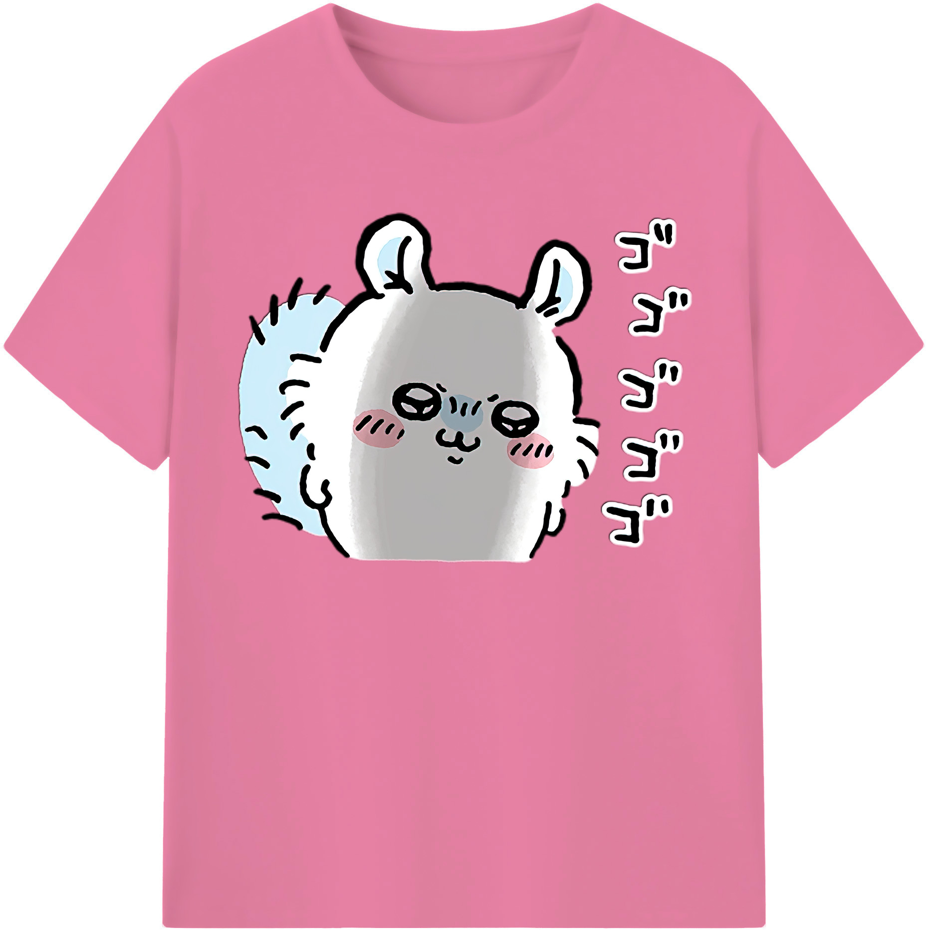 （画像用） ちいかわ モモンガ Chii-kawa Momonga 綿100％半袖Tシャツ（フロントプリント）